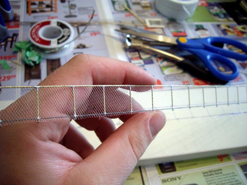 Make your own chain link fence
