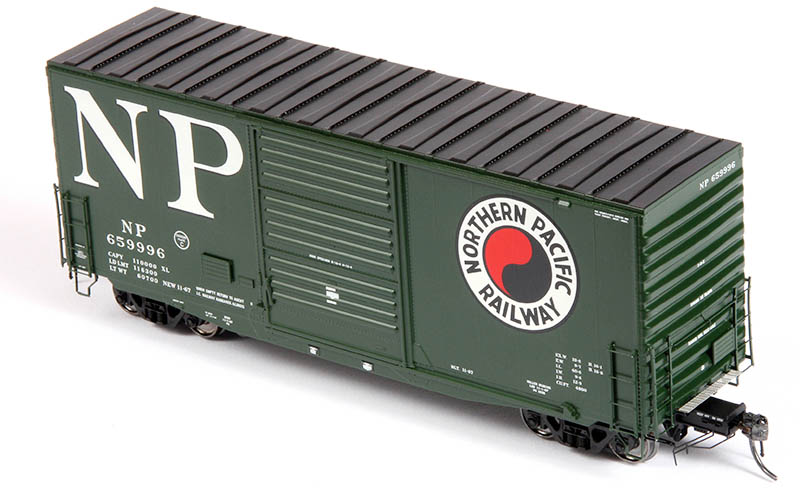 Northern Pacific Mini-Hy Cube in HO by Tangent Scale Models