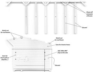 Lumber Shed Cutting Diagram