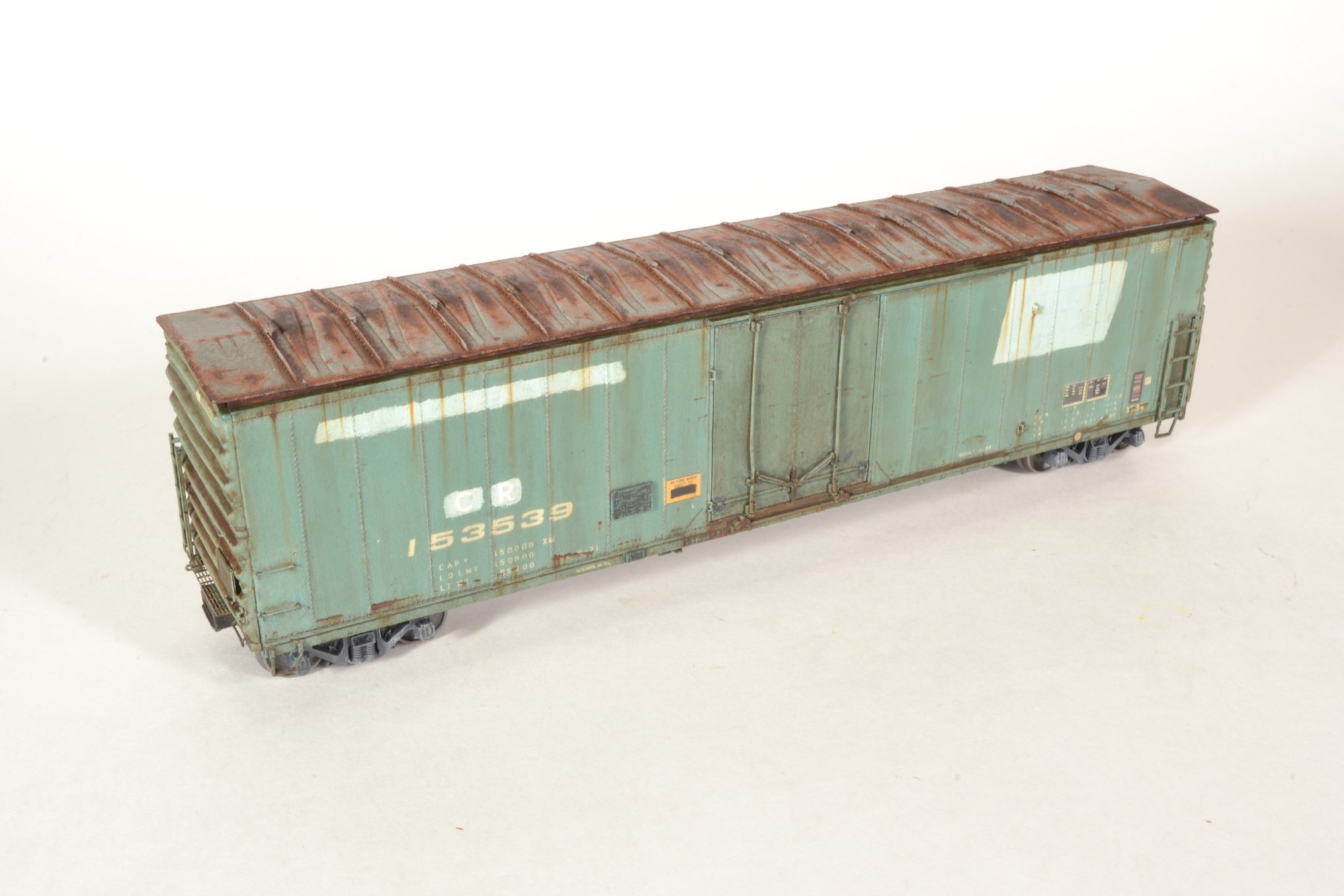 HO O SCALE WEATHERING RUST STAIN DECALS WEATHERED BOXCAR TRAILER WATERSLIDE