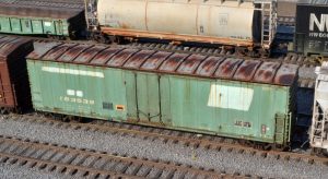 Weathering a Penn Central Boxcar