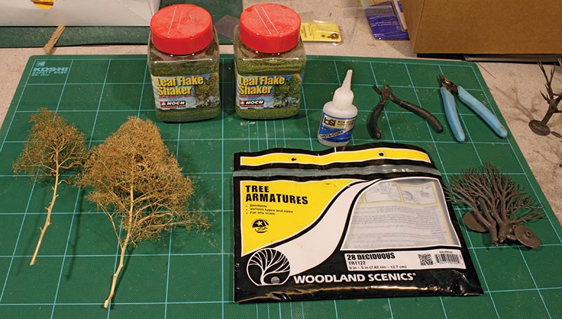 Easy and Effective Foreground Trees for Your Model Railroad