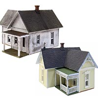 American Cottages from Woodland Scenics in HO Scale