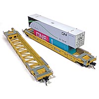 Jacksonville Terminal Company Intermodal Well Cars in N Scale