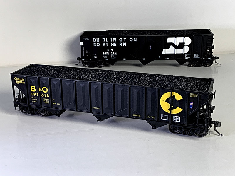 PREVIEW: Tangent Scale Models’ HO Scale PS3526/3600/4000 Coal Hoppers