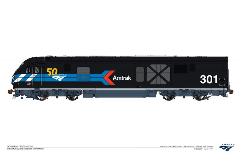 Bachmann to Produce Amtrak’s 50th Anniversary ALC-42 Charger