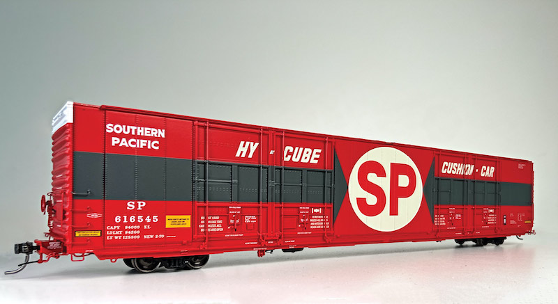 New Quad-Door Greenville 86-foot High Cube Boxcars from Tangent