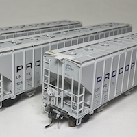 Rapido Delivers HO Scale Procor 5820 Covered Hoppers