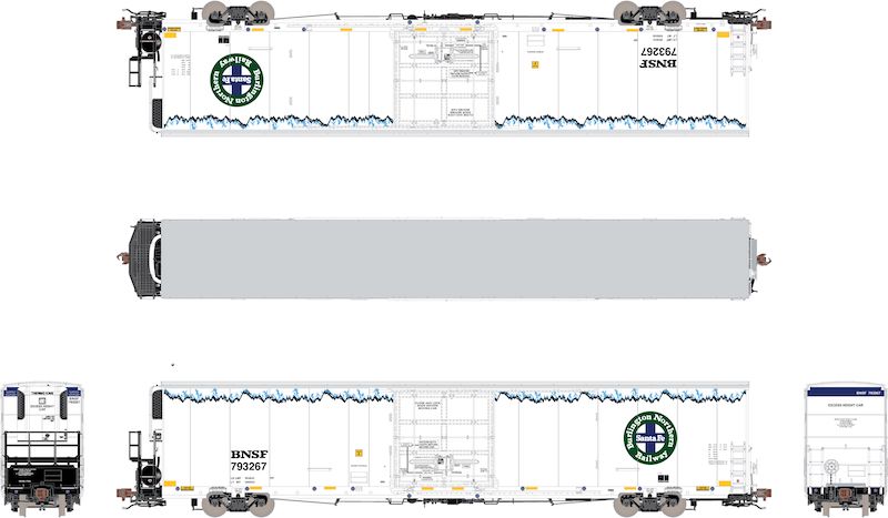 Scale Trains Announces 82-Foot Reefer Cars in HO