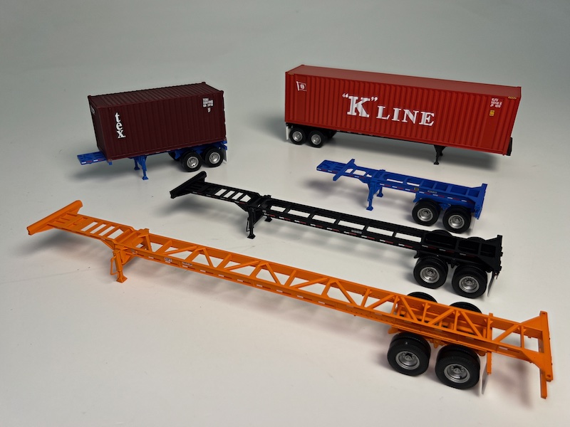 New HO Intermodal Container Chassis from Walthers