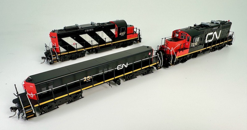 Canadian National GP9RMs and Slugs Now Available From Rapido Trains