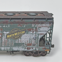 Micro-Trains ‘Grit N’ Grime’ Series  2-Bay ACF Covered Hopper Kit