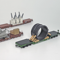 New Class One Model Works GSC Depressed-Center Flatcars