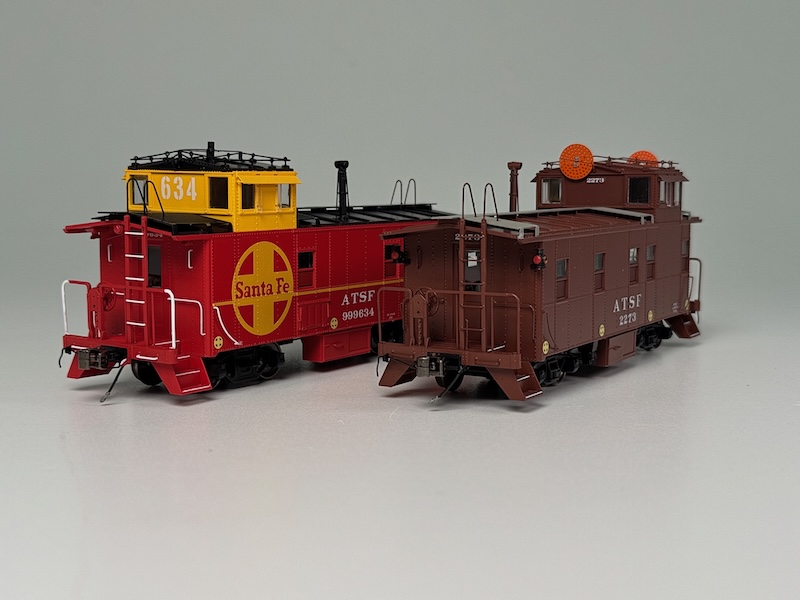 Santa Fe Peaked Roof Cabooses From Class One Model Works