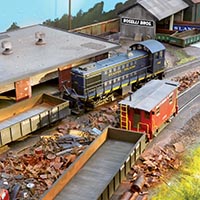 Roselli Bros. Scrapyard Micro Layout in HO
