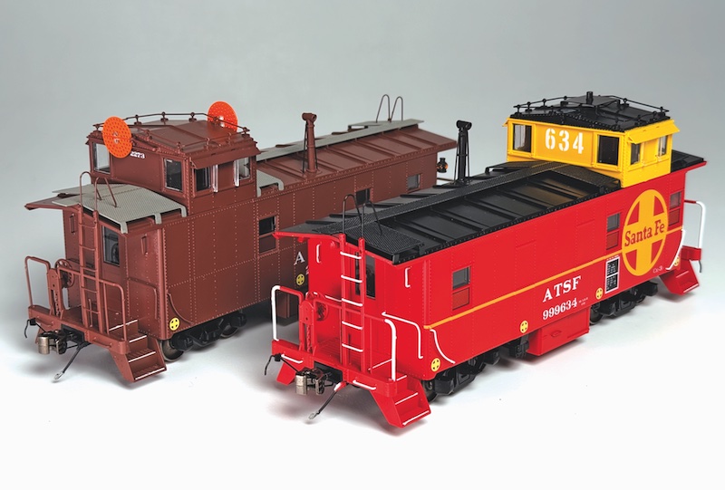 Class One Model Works Santa Fe Peaked-Roof Cabooses
