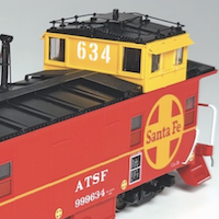 Class One Model Works Santa Fe Peaked-Roof Cabooses