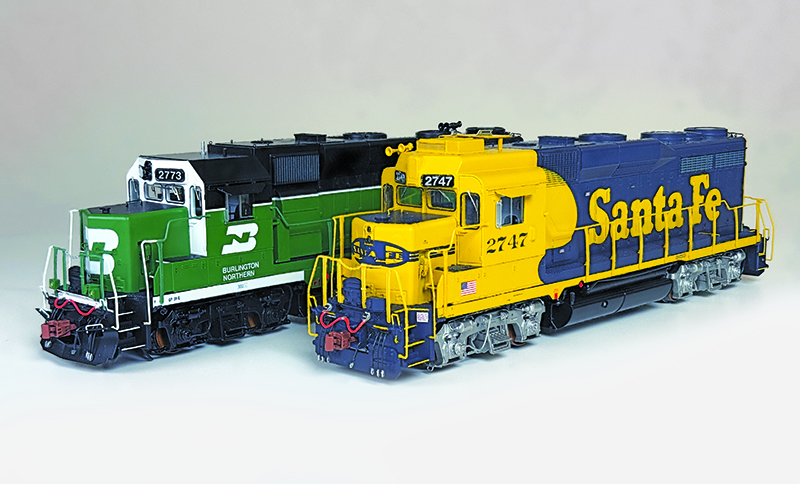 ScaleTrains Modernized EMD GP30us and GP39Es