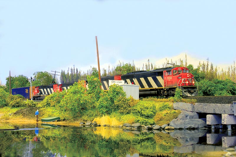 Canadian National Caramat Sub in HO Scale