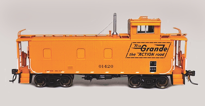 Rapido Rio Grande Steel Riveted Cabooses in HO