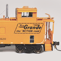 Rapido Rio Grande Steel Riveted Cabooses in HO