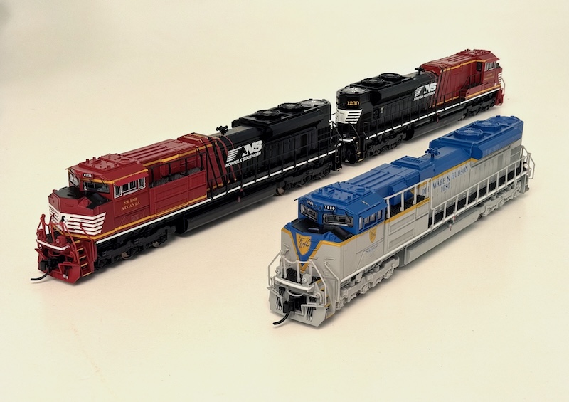 N scale EMD SD70ACes from Broadway Limited